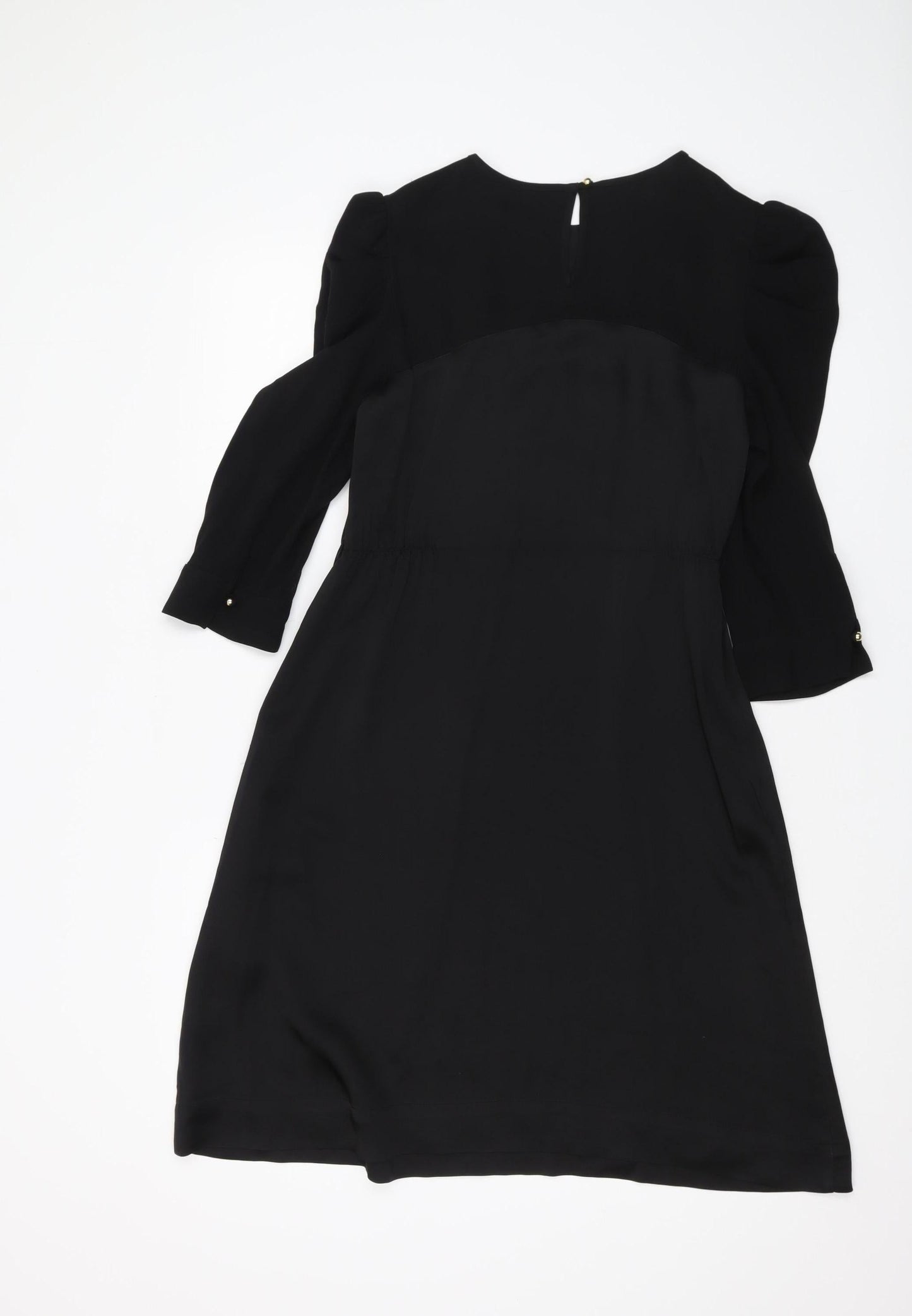 Monsoon Black Shift Dress Women Size 10