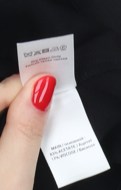 Monsoon Black Shift Dress Women Size 10