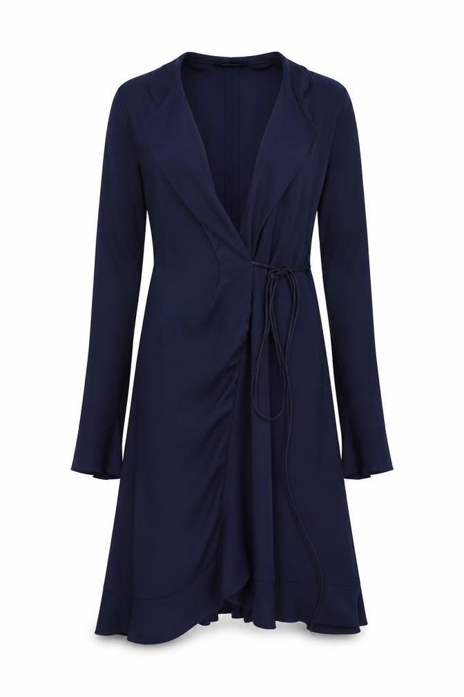 J.Crew Women's Blue XS Wrap Dress - Cocktail Style