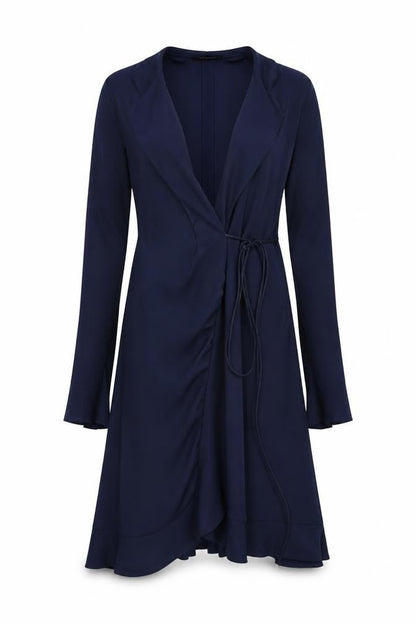 J.Crew Women's Blue XS Wrap Dress - Cocktail Style