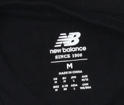 New Balance Women's Black Crew Neck T-Shirt M