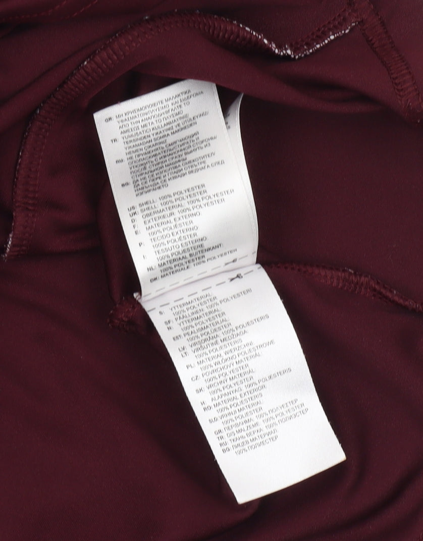 Adidas Men's Red Athletic Fit T-Shirt, Size L