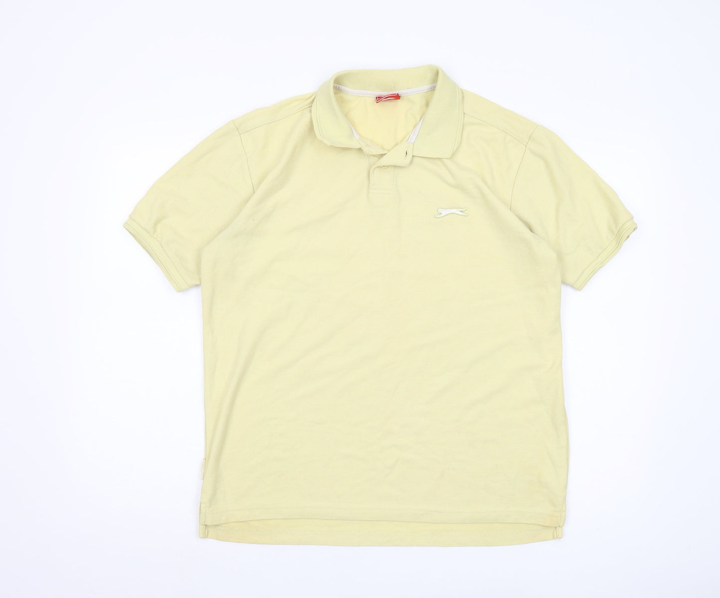 Slazenger Men's Beige Polo Shirt - Size L, Cotton, Casual