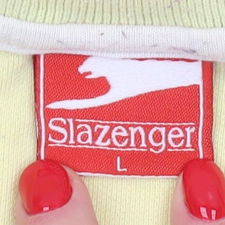 Slazenger Men's Beige Polo Shirt - Size L, Cotton, Casual