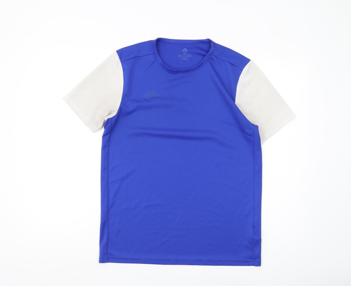 Adidas Men's M Blue Short Sleeve Crew Neck T-Shirt