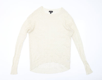 Womens UK Size UK 10 Topshop Ivory Pullover Jumper