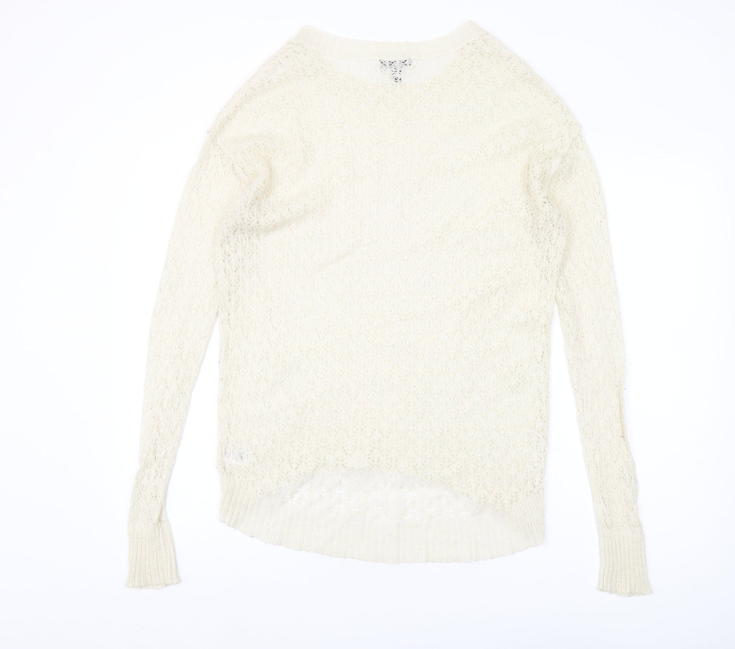Womens UK Size UK 10 Topshop Ivory Pullover Jumper