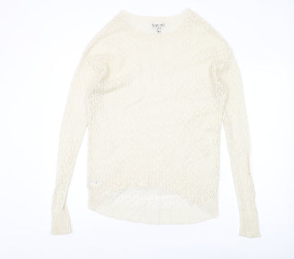 Womens UK Size UK 10 Topshop Ivory Pullover Jumper