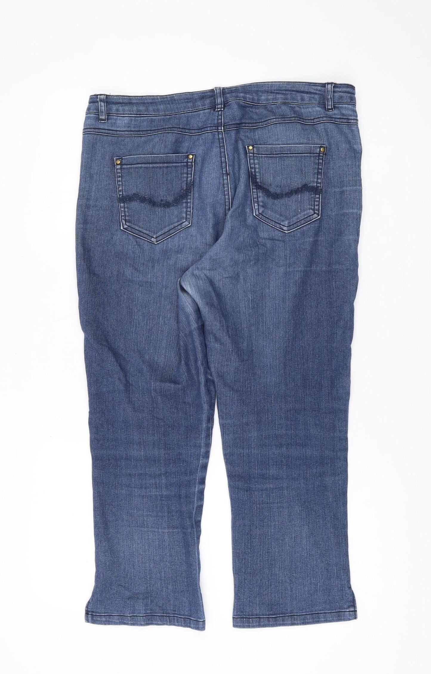 NONI B Women's Blue Straight Jeans Size 12