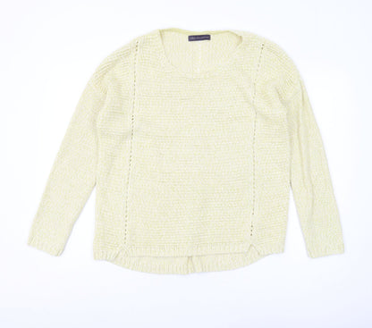 Womens UK Size 16 Marks and Spencer Yellow Pullover Jumper