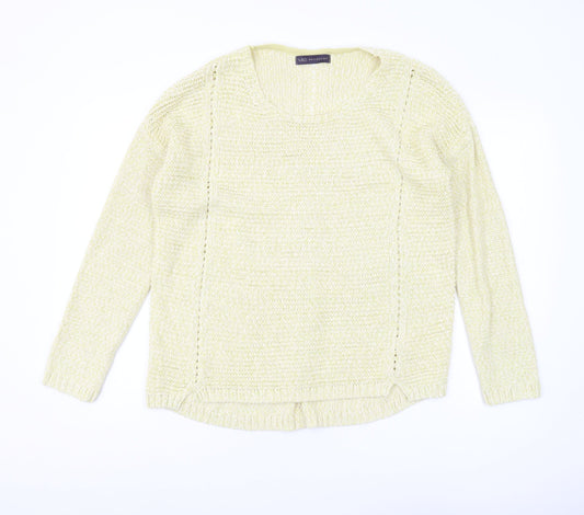 Womens UK Size 16 Marks and Spencer Yellow Pullover Jumper