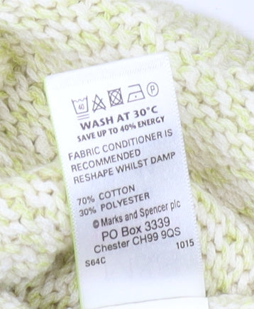 Womens UK Size 16 Marks and Spencer Yellow Pullover Jumper