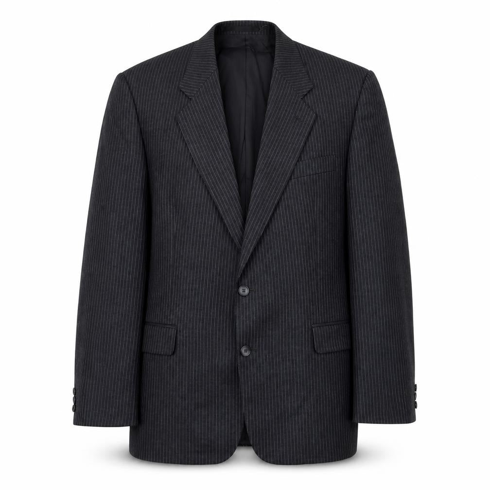 Mens UK Size 46 Label Regular Black Suit Jacket
