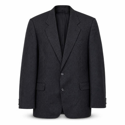 Mens UK Size 46 Label Regular Black Suit Jacket