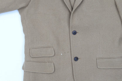 Mens UK Size 40 Massimo Dutti Regular Beige Suit Jacket