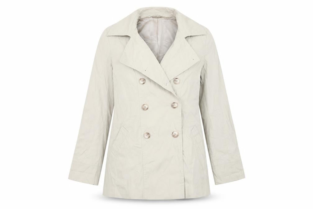 Womens UK Size 12 Austin Reed Beige Pea Coat