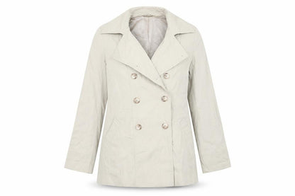 Womens UK Size 12 Austin Reed Beige Pea Coat