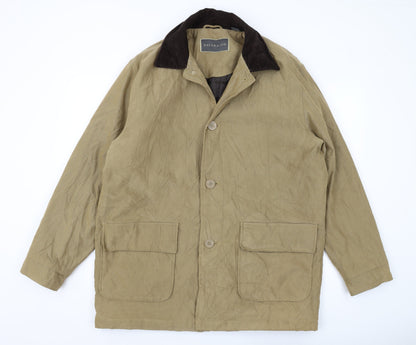Mens UK Size L Naturalife Beige Overcoat