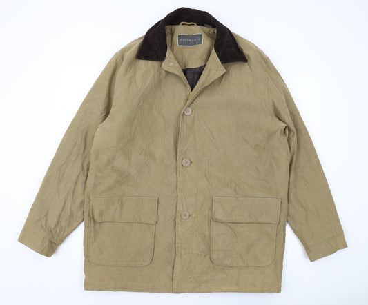 Mens UK Size L Naturalife Beige Overcoat