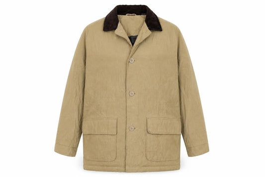 Mens UK Size L Naturalife Beige Overcoat