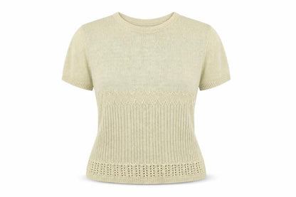 Womens UK Size M Eastex Beige Pullover Jumper