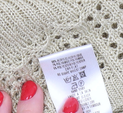 Eastex Women Beige Pullover Jumper M