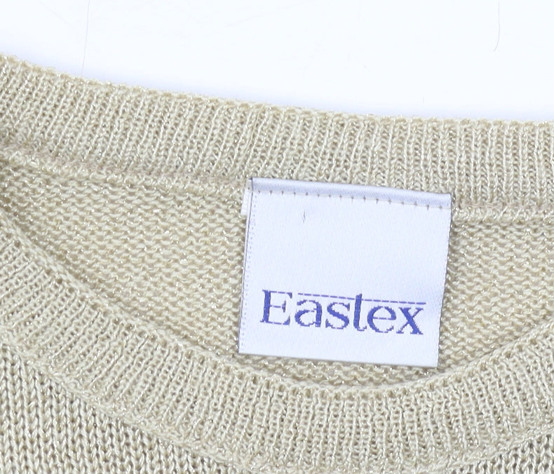 Eastex Women Beige Pullover Jumper M
