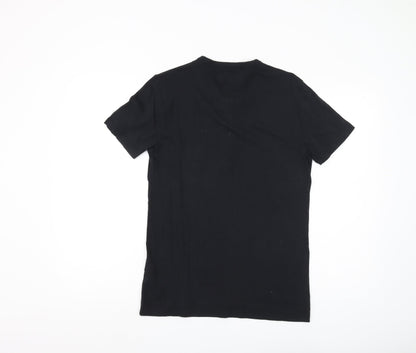 Abercrombie & Fitch Men's Black XS Henley Tee