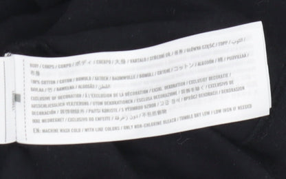 Abercrombie & Fitch Men's Black XS Henley Tee