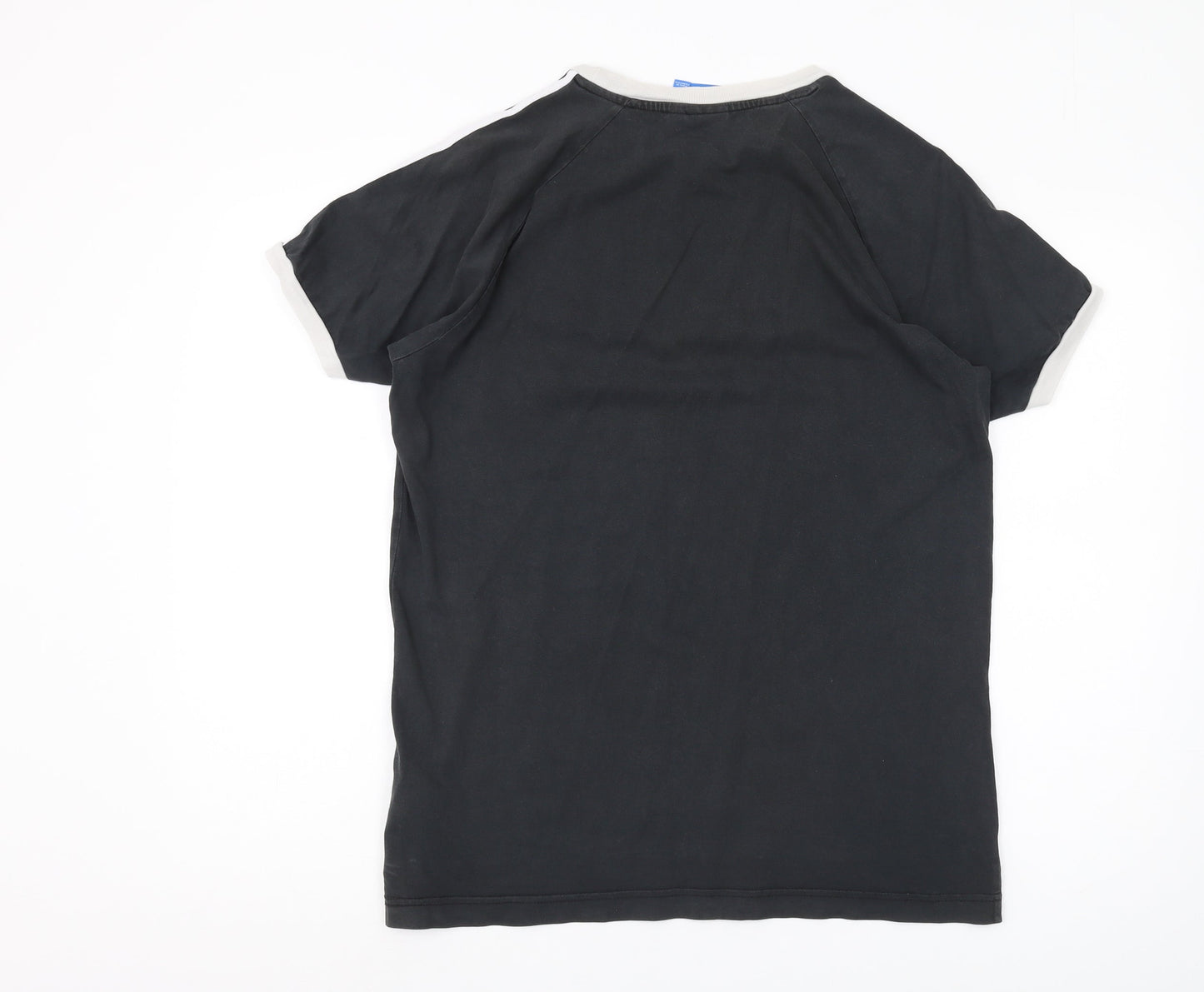 Adidas Men's Black Crew Neck Logo T-Shirt Size L