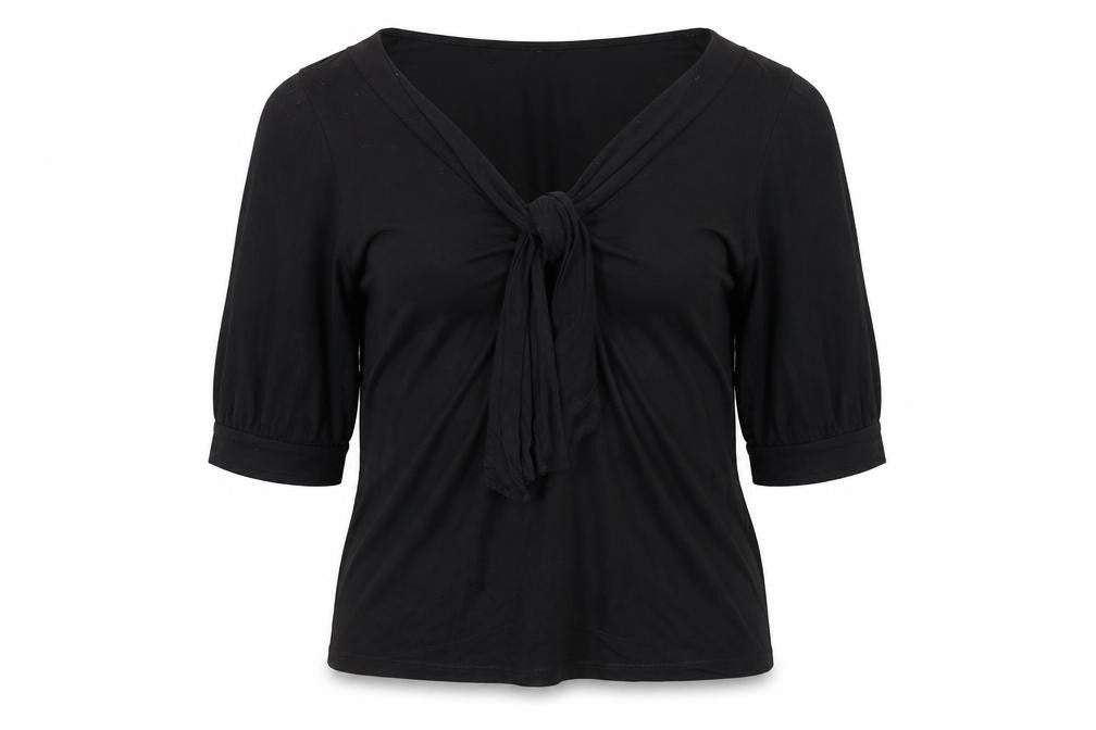 Womens UK Size L Banana Republic Black Basic Blouse