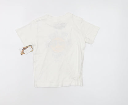 Hard Rock Cafe Boys White Graphic T-Shirt 3-4 Years
