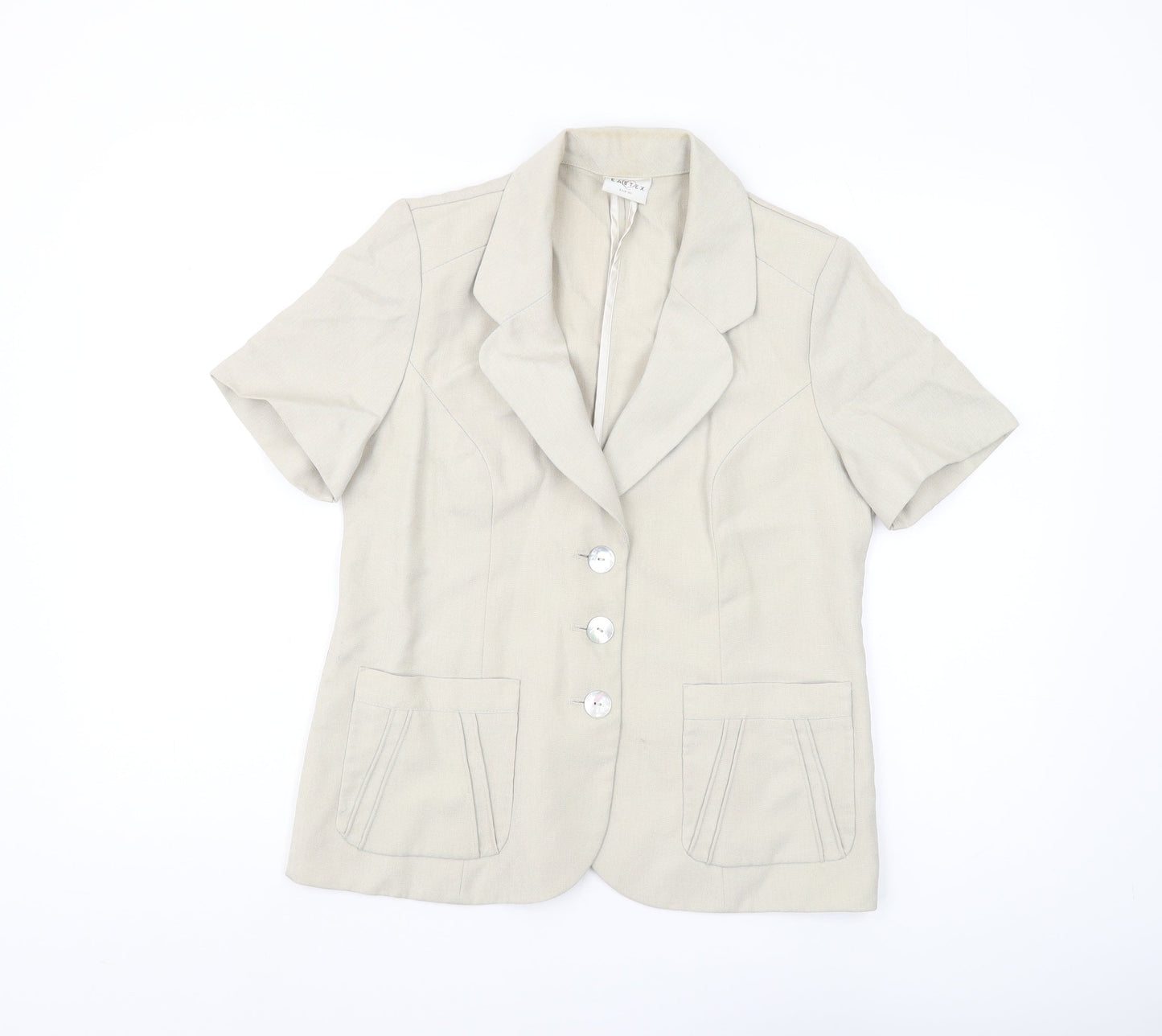 Eastex Beige Women's Suit Jacket 10
