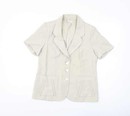 Eastex Beige Women's Suit Jacket 10