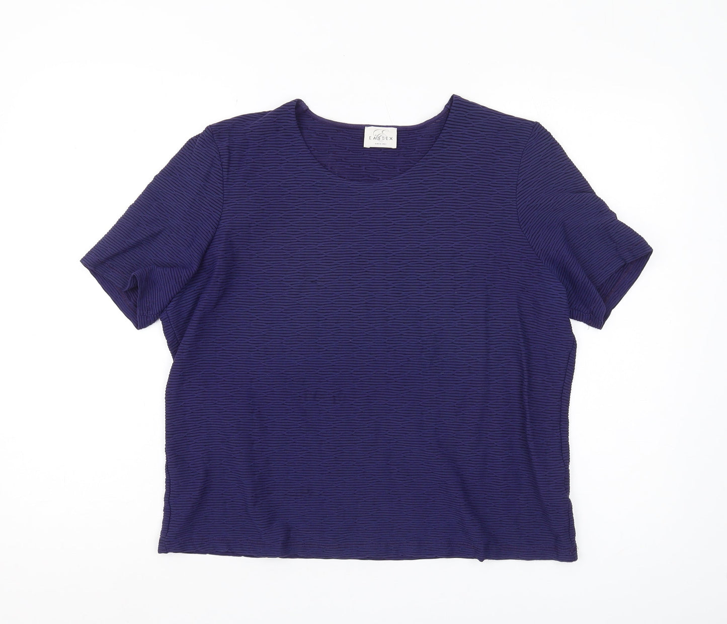 Womens UK Size 16 Eastex Blue  T-Shirt