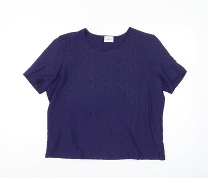 Womens UK Size 16 Eastex Blue  T-Shirt