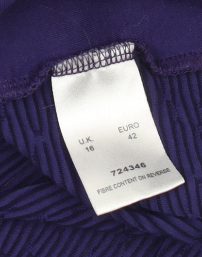 Womens UK Size 16 Eastex Blue  T-Shirt