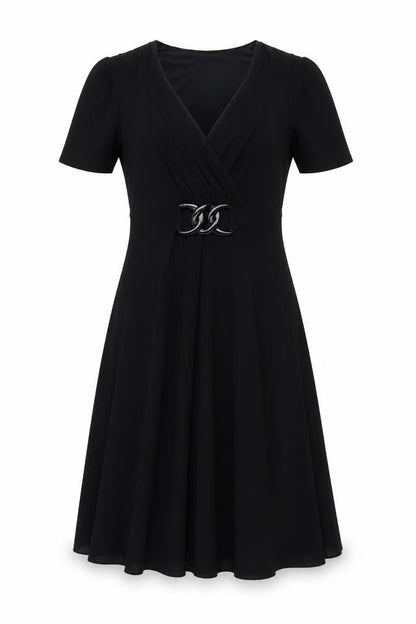 Viyella Women's Black A-Line Dress Size 10