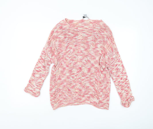Womens UK Size S DKNY Multicoloured Pullover Jumper