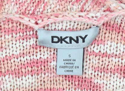 Womens UK Size S DKNY Multicoloured Pullover Jumper