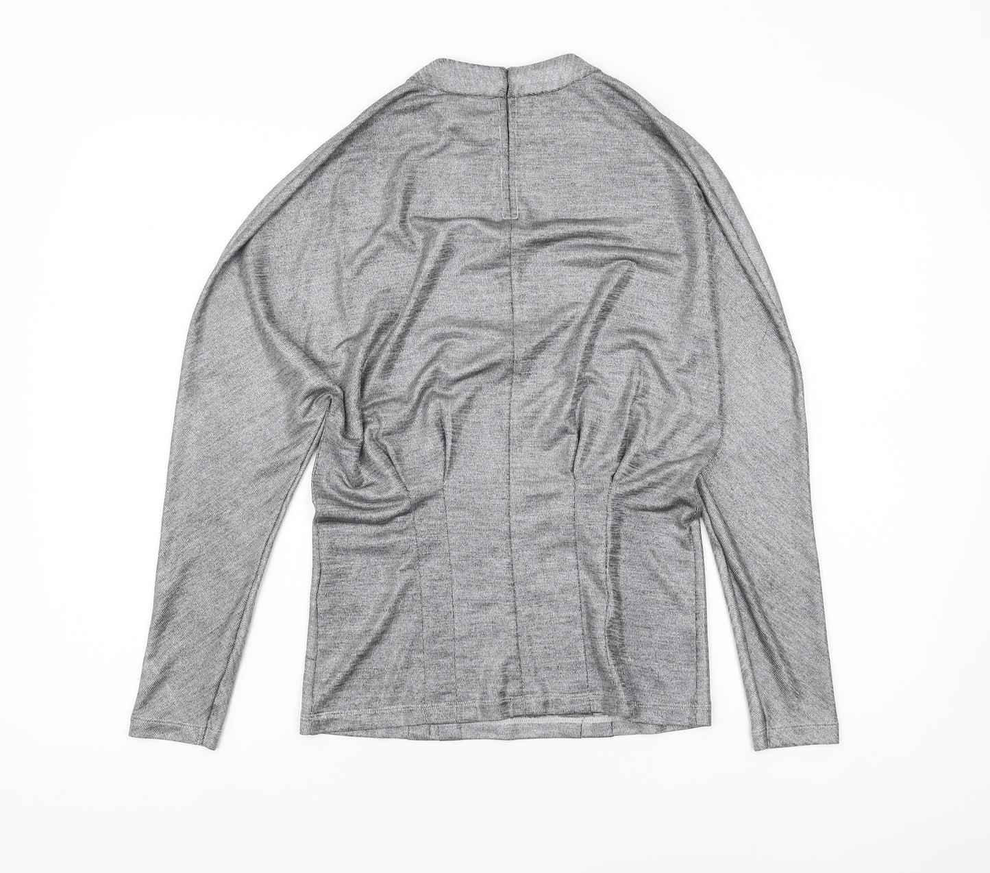 Womens UK Size XS Reiss Grey Basic Blouse