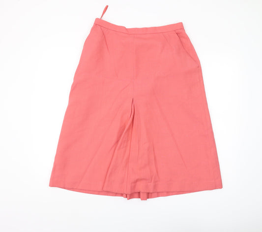 Alexon Women's Pink A-Line Midi Skirt Size 16