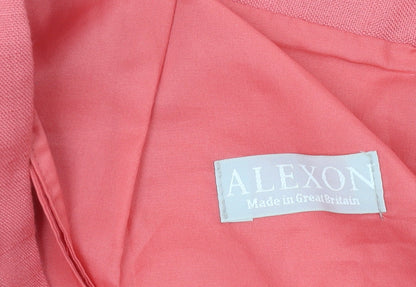 Alexon Women's Pink A-Line Midi Skirt Size 16