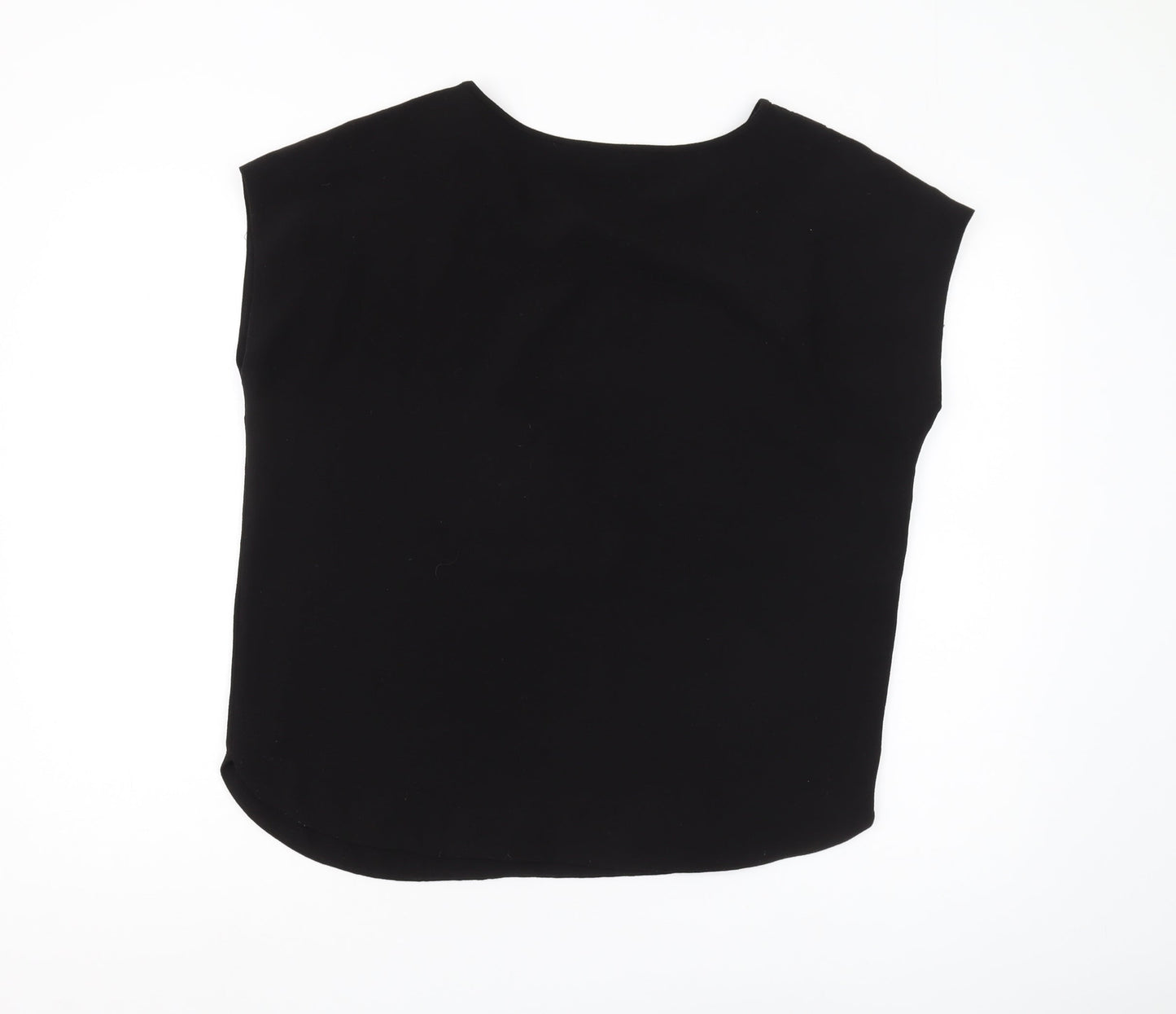 Womens UK Size 8 Noa Noa Black Basic Blouse