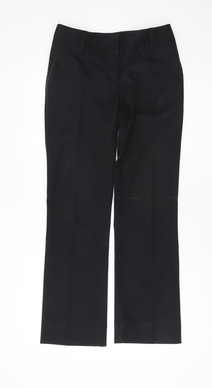 Womens UK Size 6 adidas Regular Fit Casual Workwear Black Trousers