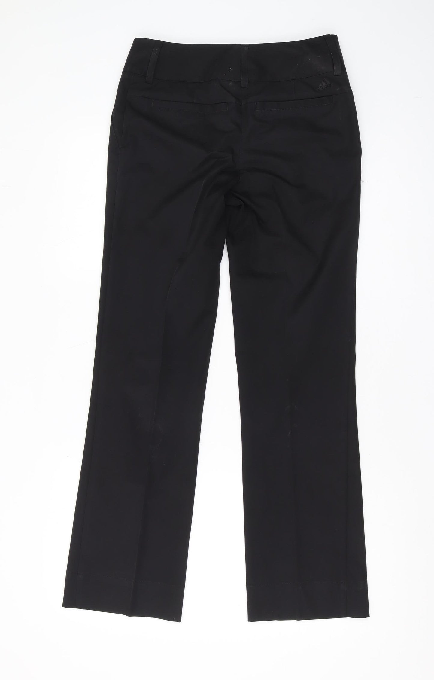 Womens UK Size 6 adidas Regular Fit Casual Workwear Black Trousers