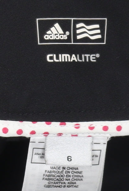 Womens UK Size 6 adidas Regular Fit Casual Workwear Black Trousers