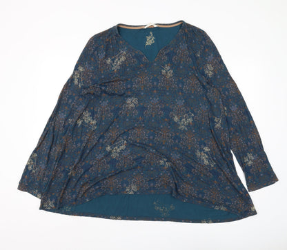 Womens UK Size 12 White Stuff Blue Tunic Blouse