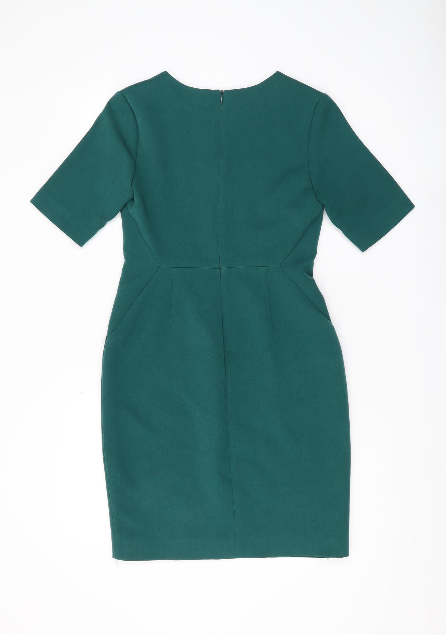 Banana Republic Women Green Sheath Dress Size 2