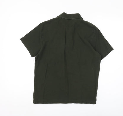 Penguin Men's Green Polo, Size S, Solid Logo Style